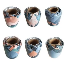 6Pcs/Set 10M/Roll Black Board Frame Stickers, Mountain Themed Creative Bulletin Board Poster Classroom Holiday Party Decor Sticker, Classroom Decorations - Sets - View 4