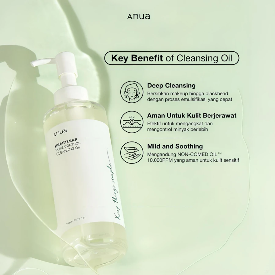 Heartleaf Pore Control Cleansing Oil 200ML Cleansing Oil - Clear - View 1