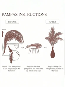 1/10pcs Artificial Pampas Grass, Valentine's Day Decor, 55cm/21.65in Pink, White, Beige Artificial Pampas Grass, Fluffy Artificial Boho Decor, Suitable For Halloween, Christmas, Pink Artificial Pampas Grass Stems Can Be Used For Vase Filler, Farmhouse, Home, Wedding Decor (Pink, White, Beige), Room Decor, Fall Decor, Home Decor, Halloween Decor, Teacher Gift, College Dorm Supplies, Dorm Decor - Multicolor - View 8