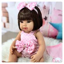 Bebê Reborn Realista Com Enxoval Completo - Rosa Bebê - Visão 8