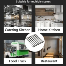 Stainless Steel Expandable Kitchen Sink Dish Drying Rack - Metal Foldable Basket Rack For Dishwasher Drying Solution, Electric-Free & Space-Saving Design - Multicolor - View 12