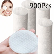 900/450/300/150/75/38 Pcs Oval Cleaning Pads, Suitable For Face Use, High-Quality Makeup Remover Pads, Hypoallergenic Lint-Free Rounds, Fit For All Skin Types, Disposable Beauty Wet Wipes, Non-Woven Facial Cleansing Wipes