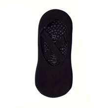 5 Pairs Of Women's Yoga Socks, Silicone Anti-Slip Dance Sports Socks, Indoor Pilates Floor Fitness Socks