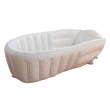 1 pièce Baignoire gonflable pour bébé de dessin animé, bac de bain pliable en PVC de haute qualité, bassin de douche pour bébé et piscine pour jouer dans l'eau