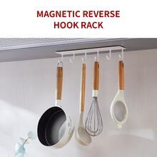 Magnetic Hooks, Refrigerator Magnetic Hooks, Storage Racks, Kitchen Entrances And Bathrooms, Key Chains, Umbrellas, Kitchen Utensils, Etc., Kitchen Storage Utensils, Room Decoration, Suitable For Kitchen, Restaurant, Party, Camping, Gathering, Gift For Friends, Family Gift - Multicolor - View 8