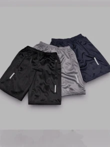 KIT 3!!! Men's Bermuda Shorts Flannel With Zipper Pocket - Multifärgad - Visa 10