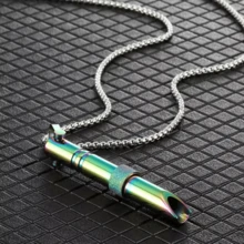 NetHong Mindful Breathing Pendant - Self-Care Tool For Anxiety Relief & Quit Smoking,Portable Stainless Steel Whistle Anxiety Necklace - Decompression Necklace - View 17