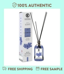 Creation Reed Diffuser 115ml, Natural Bamboo Sticks With Lavender Essential Oil, Long-Lasting Aromatherapy For Living Room, Bedroom & Bathroom Decor - 茉莉花 - 查看 1
