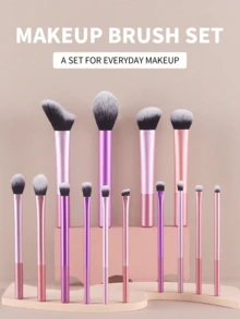 14pcs Multi-Functional And Multi-Color Full Makeup Brush Set For Loose Powder, Blush, Foundation, Eyeshadow, Blending, And Contouring,Brush Set,Makeup Brush Kit,Make Up Brush Set,Make Up Set Complete,Makeup Brush Set,Complete Makeup Kit,Brush Kit,Brushes Makeup Set,Makeup Gift Set,Set - Multicolor - View 1