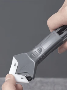 A 5pcs Three-In-One Silicone Sealant Tool Set, Sealant Cleaner, Planting Shovel And Replaceable Gasket Adhesive Board