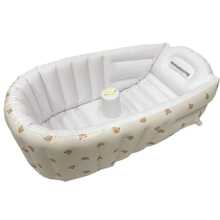 1 pièce Baignoire gonflable pour bébé de dessin animé, bac de bain pliable en PVC de haute qualité, bassin de douche pour bébé et piscine pour jouer dans l'eau