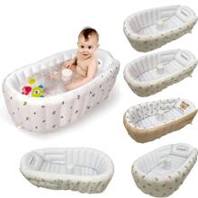 1 pièce Baignoire gonflable pour bébé de dessin animé, bac de bain pliable en PVC de haute qualité, bassin de douche pour bébé et piscine pour jouer dans l'eau