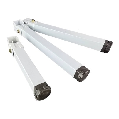 4 piezas de patas de mueble empotradas, soportes de mueble regulables en altura, patas metálicas para camas y muebles, herrajes universales para muebles