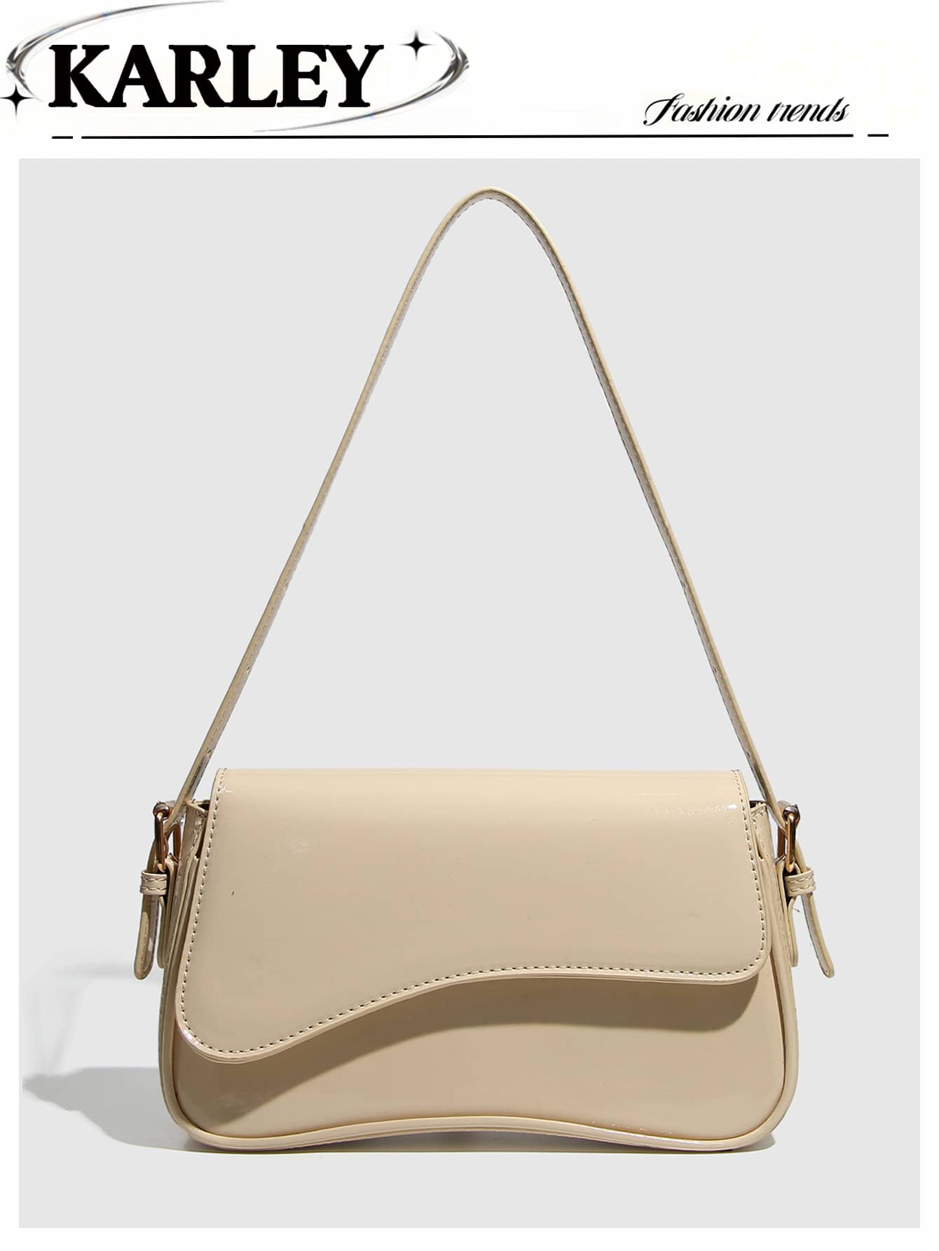 Burgundy Bag Minimalist Solid Color Women's Shoulder Bag Flap Shoulder Bag Baguette Bag Handbag Underarm Bag, Square Bag One Piece PU Leather Texture Bag, Patent Leather Crocodile Pattern PU Leather Material Fashionable And Versatile Elegant And Sexy Suitable For Hand-Held, One-Shoulder Work, Business, Commuting, Outdoor, Travel Bag Size 27*15*6*