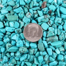 50g/100g Natural Turquoise Crushed Stone - Finely Ground And Tumbled Natural Stone Gravel, Suitable For Crystal, Succulent Plant Potting, Aquarium Decor, And DIY Craft Projects - Royal Blue - View 6