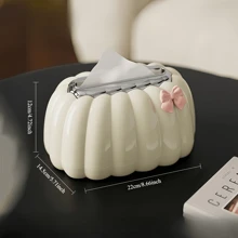1pc Luxury Tissue Box, Plastic Tissue Paper Holder, Desktop Decorative Display, With Spring-Loaded Dispenser For Easy Use
