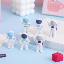 6/12 buc radiere drăguțe cu tematică spațială, portabile, inedite, mini radiere multifuncționale cu astronauți, cadou adorabil, rechizite de papetărie, premii pentru studenți, cadouri de petrecere, înapoi la școală