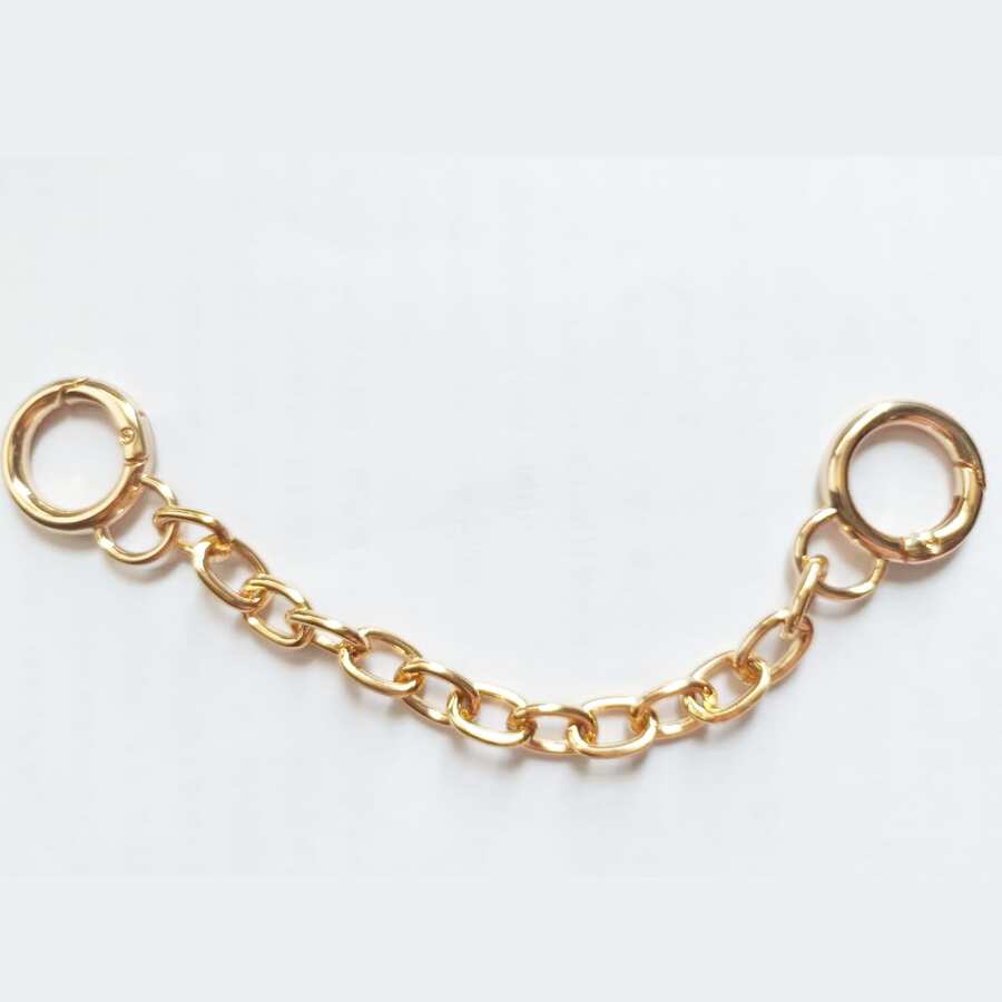 Metallic Chain Strap Extender Bag Accessories, Versatile Handle Replacement Detachable Shoulder Strap For Handbag, Tote Bag