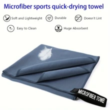 Toalla de fitness de microfibra - Toalla de microfibra ultra suave de secado rápido, esencial absorbente para camping y viajes, toalla de sudor absorbente para entrenamiento y yoga, compacta y ligera para viajes, playa, natación, senderismo, gimnasio, camping, mochilero, piscina, barco, autocaravana, picnics y talla grande - Toalla de baño portátil para deportes, actividades al aire libre y uso diario - Multicolor - Ver 6