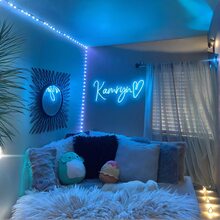 1件定制派对礼品霓虹灯，周年纪念日和节日的最佳装饰礼物，USB供电，LED亮度可调，安装简便，适用于生日、卧室、新年、派对装饰、情人节、婚礼季，多功能，可定制，个性化，独一无二，家居、花园、办公室、周年纪念日、情人节、母亲节、生日、父亲节、毕业典礼、婚礼、乔迁之喜、家居装饰，图案印刷