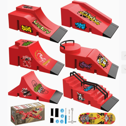 1Pc Finger Skateboard Game(Skateboard Pattern And Skateboard Wheel Color Random), Outdoor Game Set,Ramp Set, Mini Finger Skateboard ,Park Ramp Kit ,Fingerboard Half Pipe, Ultimate Parks Training Props Accessories, Skateboard Toys Set Birthday Gift For Adult,Pro Fingerboard,Skateboard Stuff, Deck,Skateboard,Christmas,Finger Skateboard,Skateboard>Wpc,Best Birthday Gift