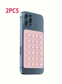 Silikonhaftnapf Quadratisches Silikonhaftnapf Handy-Rückseite Silikonhaftnapf Große Silikonhaftnapf Handyhalter Kartenetui Visitenkartenhalter Kreditkartenhalter für Frauen und Männer ~ Silikonhaftnapf Handyhülle Klebehalterung für starken Halt, Selfie-Video und einfache Verwendung, Silikonhaftnapf wurde aufgerüstet ~ Handy-Silikonhaftnapfhalter Doppelseitige Silikonhaftnapf Starker Griff Halter Vielseitig einsetzbar