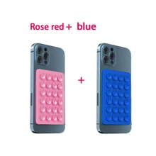 Silikonhaftnapf Quadratisches Silikonhaftnapf Handy-Rückseite Silikonhaftnapf Große Silikonhaftnapf Handyhalter Kartenetui Visitenkartenhalter Kreditkartenhalter für Frauen und Männer ~ Silikonhaftnapf Handyhülle Klebehalterung für starken Halt, Selfie-Video und einfache Verwendung, Silikonhaftnapf wurde aufgerüstet ~ Handy-Silikonhaftnapfhalter Doppelseitige Silikonhaftnapf Starker Griff Halter Vielseitig einsetzbar