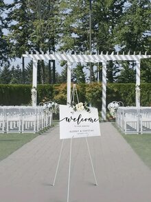 2pcs"63" Easel Stand For Wedding Sign, Display Poster, Sign Poster Stand For Display, Display Easel Stand With Bag, Holds 5 Lbs,Easel Stand For Display, Foldable Portable Ground Easel For Wedding Banner And Poster Display Stand, Tabletop Easel Display Metal Tripod Summer Birthday Gifts Beach Back To School School Supplies Room Decor - Multicolor - View 4