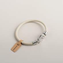 BLKSMTH 女士真皮手链，时尚礼品手链，白色 - 象牙色 - 查看 11