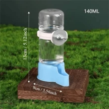 1pc Parrot Bird Water Dispenser, Easy To Install & Dismantle, Durable PVC Material, Travel-Friendly With Clip, Constant Access To Clean Water For Your Pet Bird