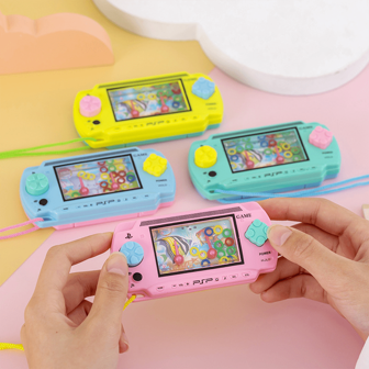 Nostalgic Classic Hand Game Water Machine Set Ring Toys Dinosaur Water Machine Game