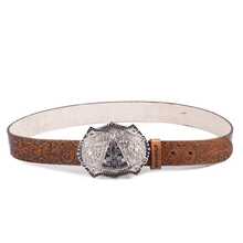 Our Lady Of Aparecida Country Belt With Large Buckle Pampa's Country Leather - Lạc đà - Xem 8