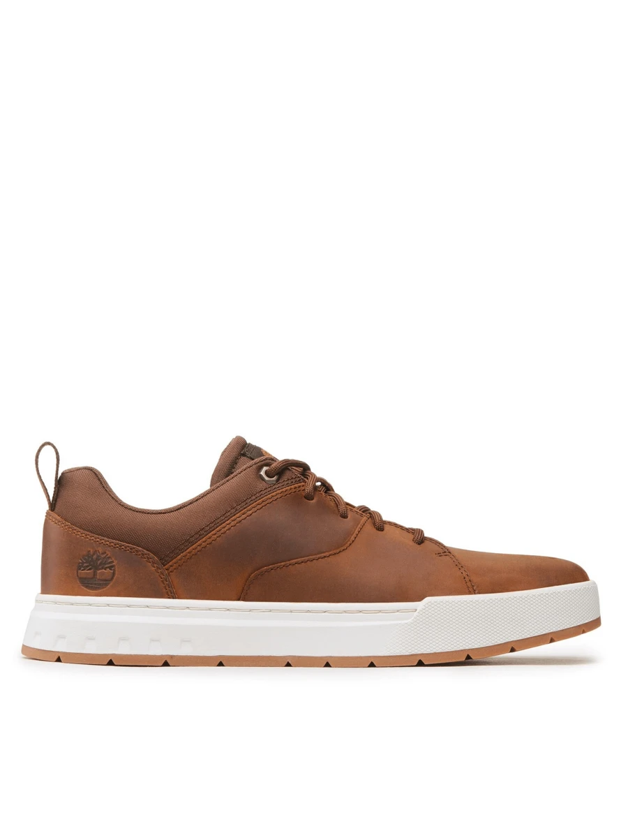 Timberland MAPLE GROVE LTHR OX Sneakers - MEDIUM BROWN - View 1