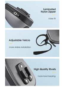 WEST BIKING 0.4L Mini Hard-Shell Bicycle Tail Bag-Mountain Road Bike Cushion Seat Bag Rear Seat Bag Riding Equipment