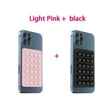 Silikonhaftnapf Quadratisches Silikonhaftnapf Handy-Rückseite Silikonhaftnapf Große Silikonhaftnapf Handyhalter Kartenetui Visitenkartenhalter Kreditkartenhalter für Frauen und Männer ~ Silikonhaftnapf Handyhülle Klebehalterung für starken Halt, Selfie-Video und einfache Verwendung, Silikonhaftnapf wurde aufgerüstet ~ Handy-Silikonhaftnapfhalter Doppelseitige Silikonhaftnapf Starker Griff Halter Vielseitig einsetzbar