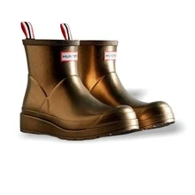 HUNTER Nebula Play Short - Boots - Gold - View 2