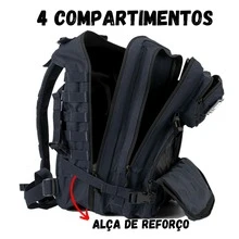 50 Liters Tactical Backpack Reinforced Waterproof Men's Large Camping - Army Green - View 7