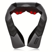 MASGRE Heated Neck Massager With 8 Massage Nodes, Shoulder Massager With Heating Function, Massager, Shiatsu Back, Shoulder And Massager, For Trapezius, Legs And Full Body - Kim cương xám - Xem 1