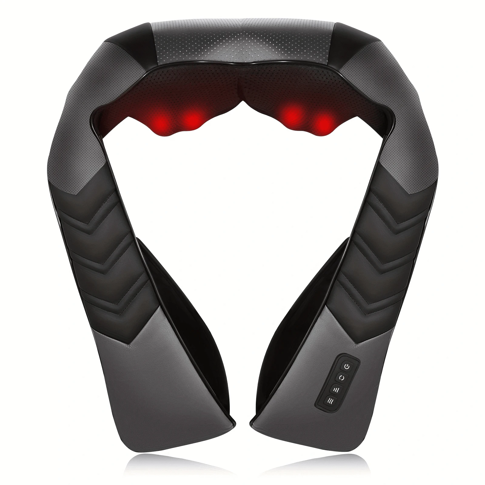 MASGRE Heated Neck Massager With 8 Massage Nodes, Shoulder Massager With Heating Function, Massager, Shiatsu Back, Shoulder And Massager, For Trapezius, Legs And Full Body - Kim cương xám - Xem 1