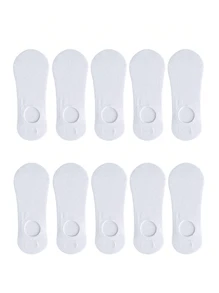 5 piezas/10 piezas/15 piezas/20 piezas Calcetines invisibles unisex, calcetines bajos de corte casual sin mostrar para deportes de verano