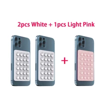 Silikonhaftnapf Quadratisches Silikonhaftnapf Handy-Rückseite Silikonhaftnapf Große Silikonhaftnapf Handyhalter Kartenetui Visitenkartenhalter Kreditkartenhalter für Frauen und Männer ~ Silikonhaftnapf Handyhülle Klebehalterung für starken Halt, Selfie-Video und einfache Verwendung, Silikonhaftnapf wurde aufgerüstet ~ Handy-Silikonhaftnapfhalter Doppelseitige Silikonhaftnapf Starker Griff Halter Vielseitig einsetzbar