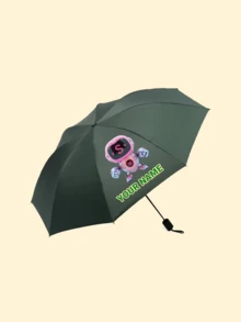 机器人主题字母个性雨伞、名字定制雨伞、儿童雨伞、个性礼品、教师礼物、儿童成长纪念品、儿童节日陪伴礼物。 - W069機器人子字母雨傘 - 查看 4