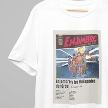 Playera Póster Vintage | Enjambre "Huéspedes del Orbe" - Blanco - Ver 4