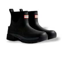 HUNTER Balmoral Chelsea Neoprene Hybrid - Boots - Black - View 2