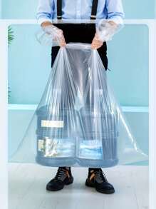 Bolsas de almacenamiento transparentes y a prueba de agua de 5 piezas/10 piezas - Bolsas de plástico a prueba de polvo para ropa, mantas y juguetes