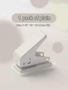 1个可爱金属单孔打孔机，多色迷你打孔机，适用于装订书籍、笔记本、DIY卡片文件纸，可在学校办公室使用 - 彩色 - 查看 12