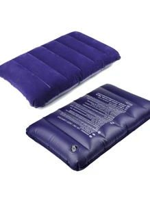 1 Stück PVC Samt-Kissen aufblasbar, Outdoor Strand Reise Nap Kissen, Business Büro Lässig Kissen, tragbare aufblasbare Yoga Stützmatte, aufblasbares Reisekissen, Outdoor Camping Taille Kissen, Umarmungskissen zum Schlafen