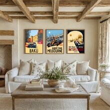 1 件无框墙面艺术海报流行 F1 跑车海报印刷品墙面艺术帆布著名赛道画适合赛车爱好者卧室家居装饰无框复古 - 彩色 - 查看 7