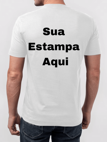 Camiseta t-shirt personalizado 100% Algodão