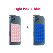 Silikonhaftnapf Quadratisches Silikonhaftnapf Handy-Rückseite Silikonhaftnapf Große Silikonhaftnapf Handyhalter Kartenetui Visitenkartenhalter Kreditkartenhalter für Frauen und Männer ~ Silikonhaftnapf Handyhülle Klebehalterung für starken Halt, Selfie-Video und einfache Verwendung, Silikonhaftnapf wurde aufgerüstet ~ Handy-Silikonhaftnapfhalter Doppelseitige Silikonhaftnapf Starker Griff Halter Vielseitig einsetzbar